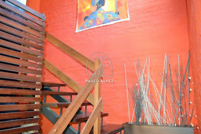 Escalera en dos tramos