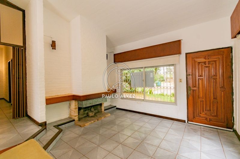 Living estufa a leña 