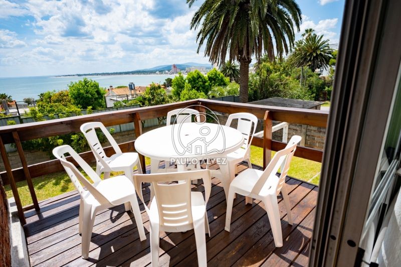 Terraza con vista al mar 